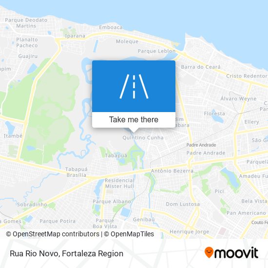 Rua Rio Novo map