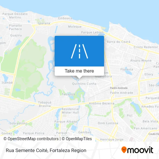 Rua Semente Coité map