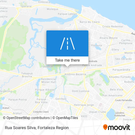 Rua Soares Silva map
