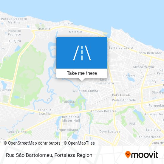 Rua São Bartolomeu map
