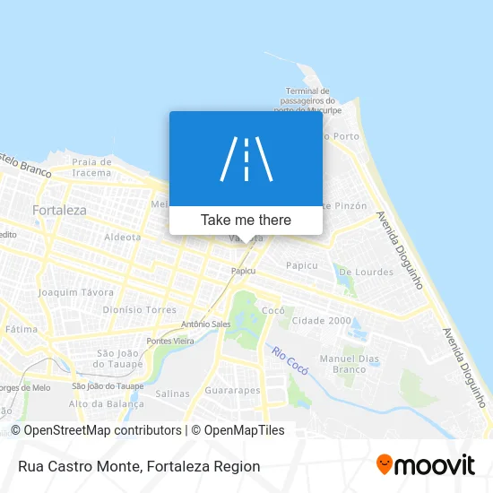 Rua Castro Monte map