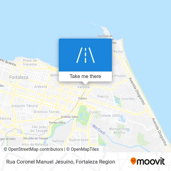 Rua Coronel Manuel Jesuíno map