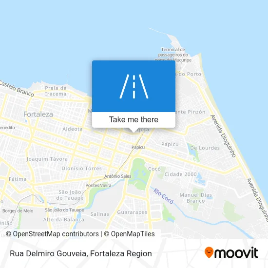 Rua Delmiro Gouveia map