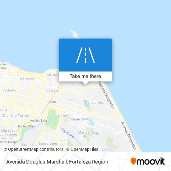 Mapa Avenida Douglas Marshall