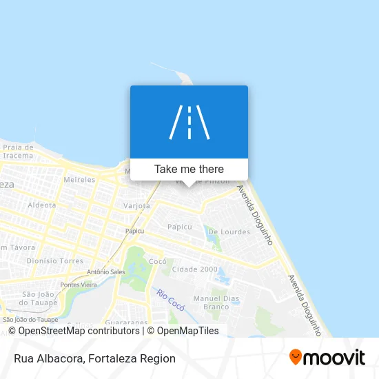 Rua Albacora map