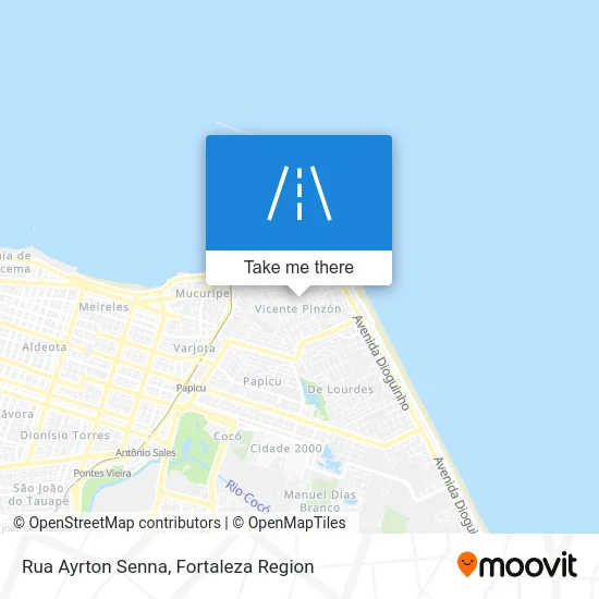 Rua Ayrton Senna map