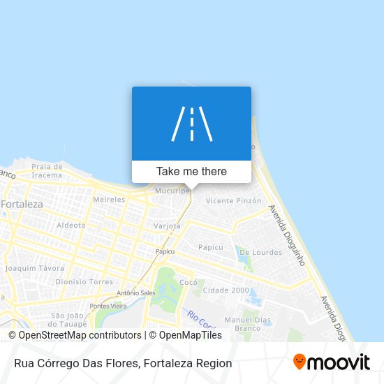 Rua Córrego Das Flores map