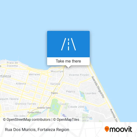 Rua Dos Murícis map