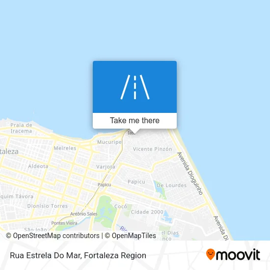 Rua Estrela Do Mar map