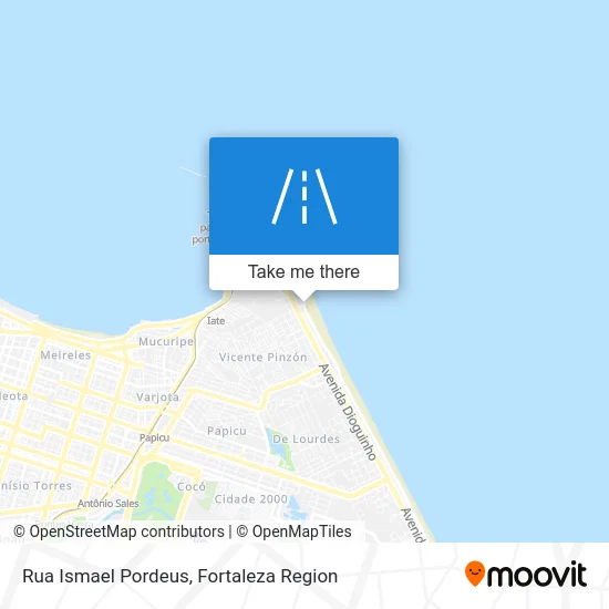 Rua Ismael Pordeus map