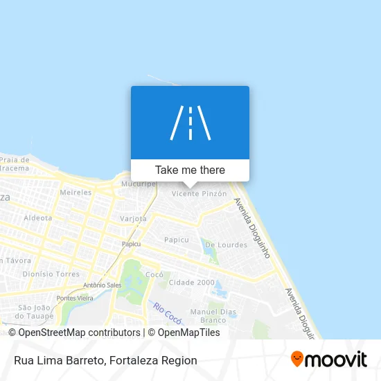 Rua Lima Barreto map