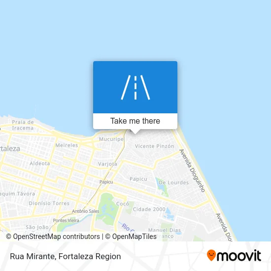 Rua Mirante map