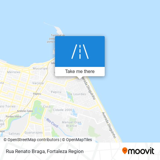 Mapa Rua Renato Braga