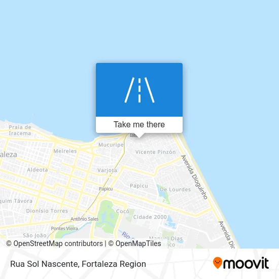 Rua Sol Nascente map