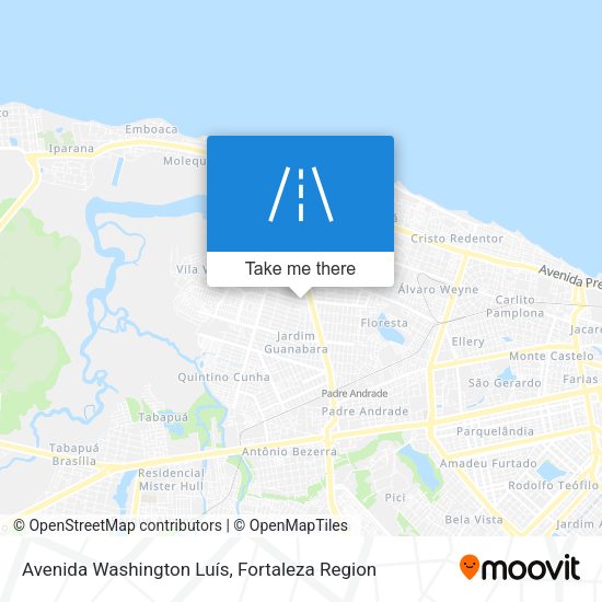 Avenida Washington Luís map