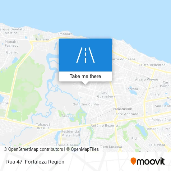 Rua 47 map
