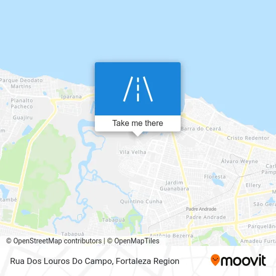Rua Dos Louros Do Campo map
