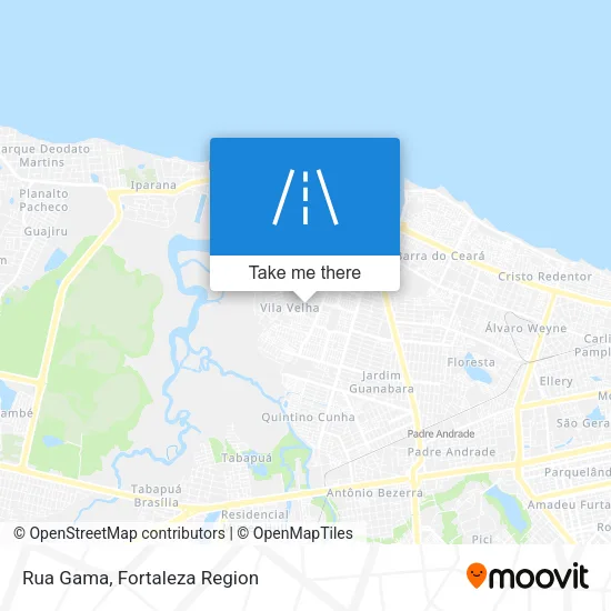 Rua Gama map