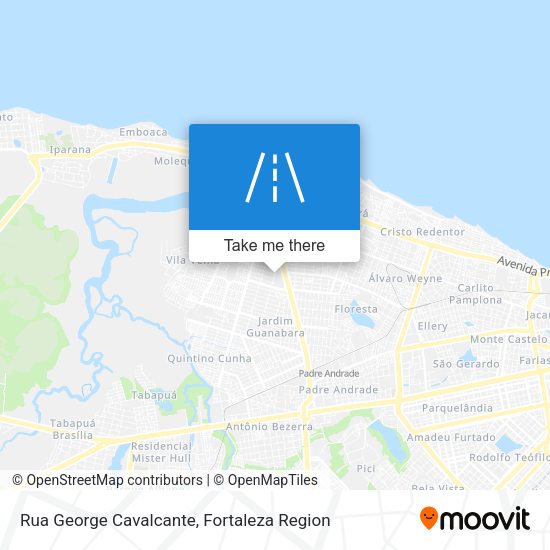 Rua George Cavalcante map