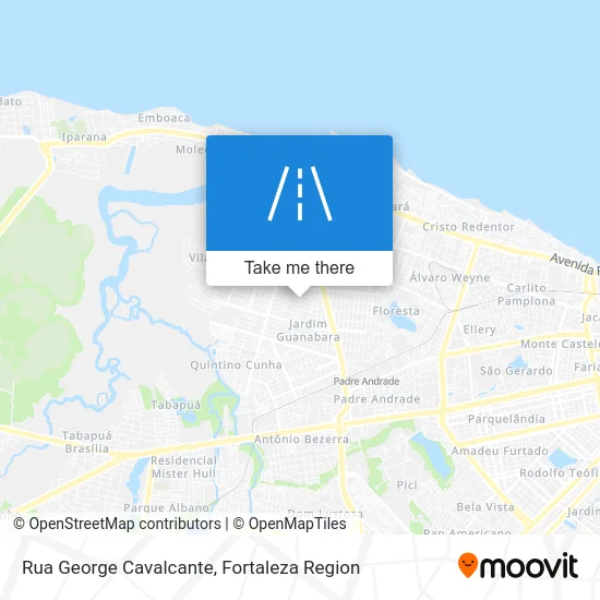 Rua George Cavalcante map