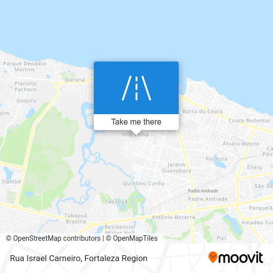 Rua Israel Carneiro map