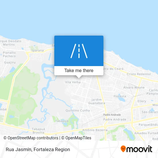 Rua Jasmín map