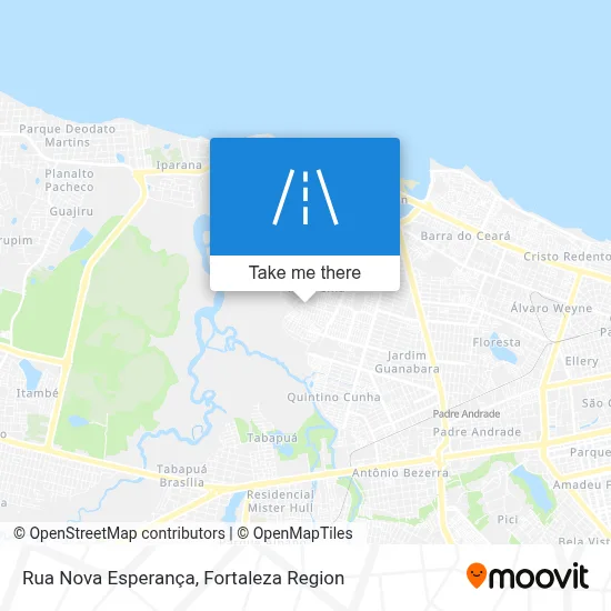 Rua Nova Esperança map
