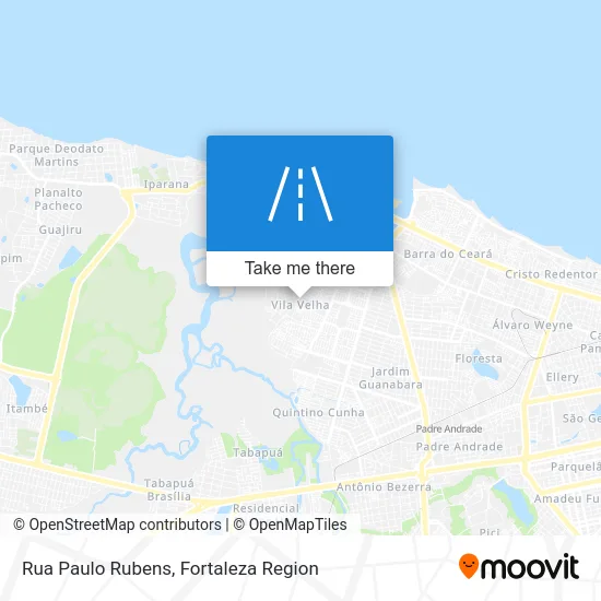 Rua Paulo Rubens map