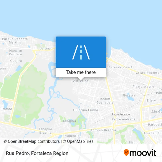 Rua Pedro map