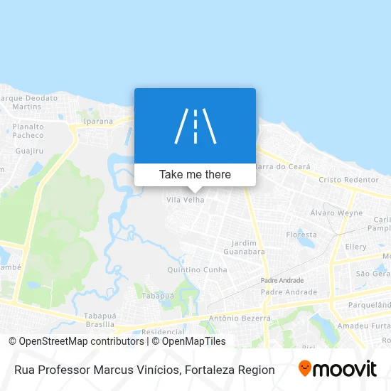 Rua Professor Marcus Vinícios map