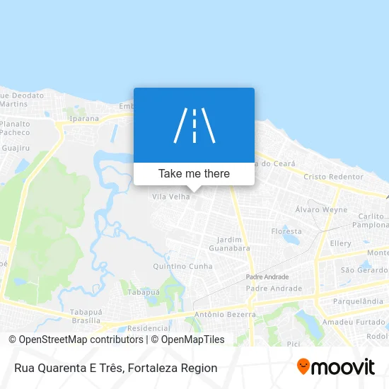 Rua Quarenta E Três map