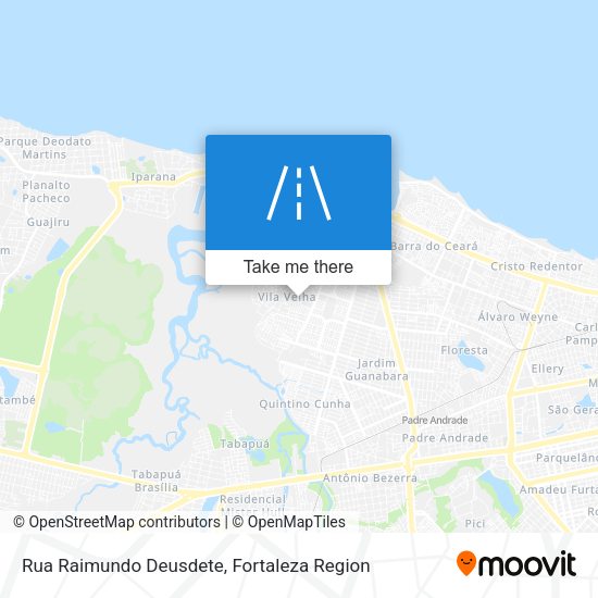 Rua Raimundo Deusdete map