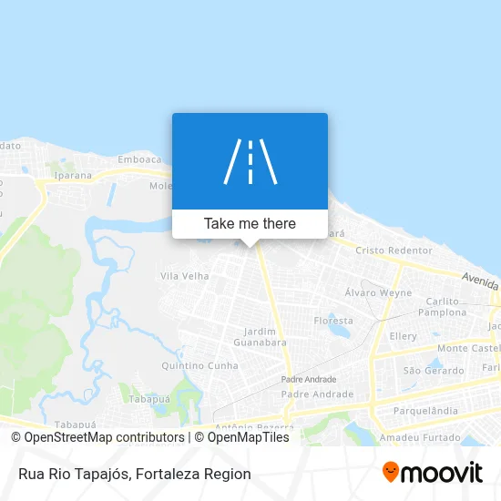 Rua Rio Tapajós map