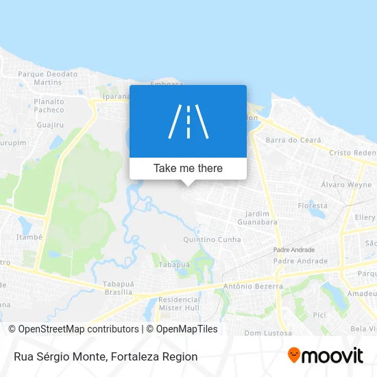 Rua Sérgio Monte map
