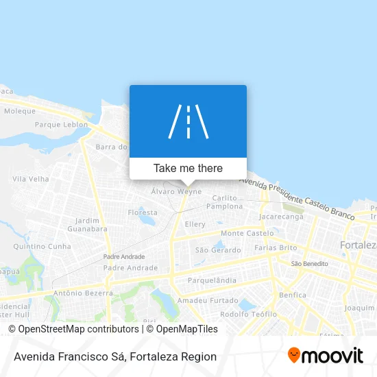 Mapa Avenida Francisco Sá