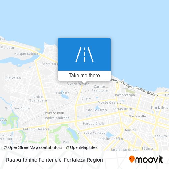 Rua Antonino Fontenele map
