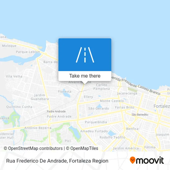 Rua Frederico De Andrade map