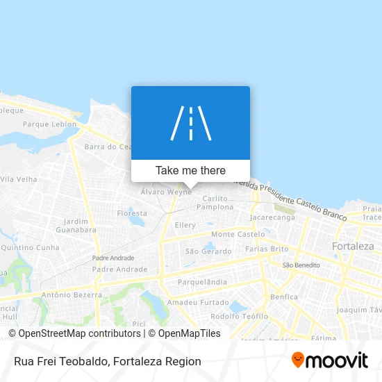 Rua Frei Teobaldo map