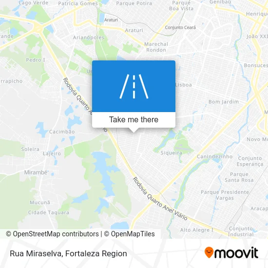 Rua Miraselva map