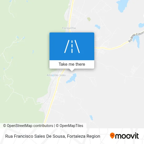Rua Francisco Sales De Sousa map