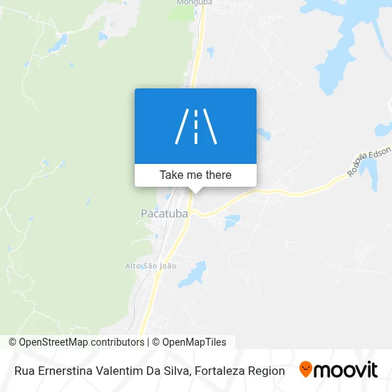 Rua Ernerstina Valentim Da Silva map