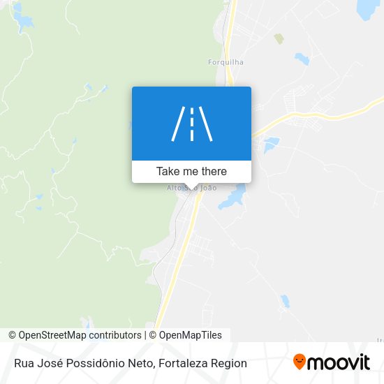 Rua José Possidônio Neto map