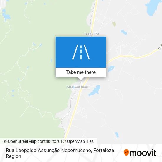 Rua Leopoldo Assunção Nepomuceno map