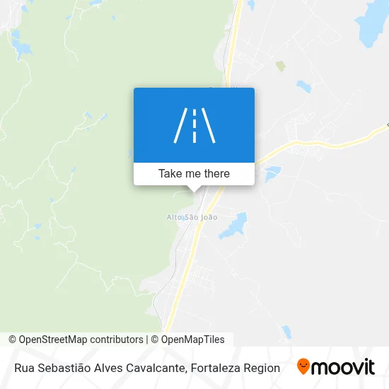Rua Sebastião Alves Cavalcante map