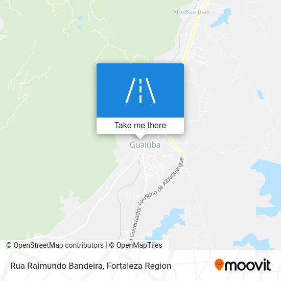 Rua Raimundo Bandeira map