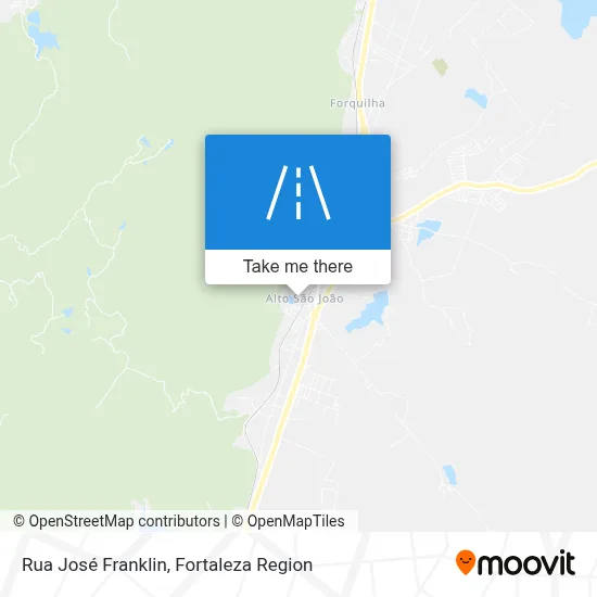 Rua José Franklin map