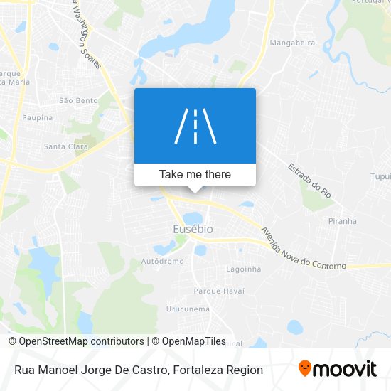 Rua Manoel Jorge De Castro map