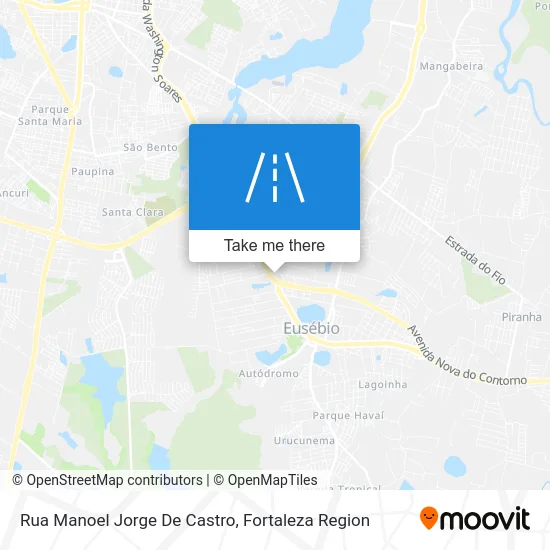 Rua Manoel Jorge De Castro map