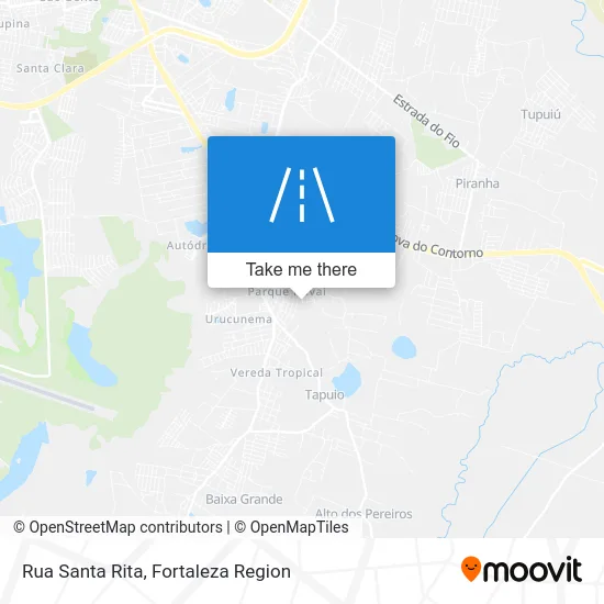 Rua Santa Rita map