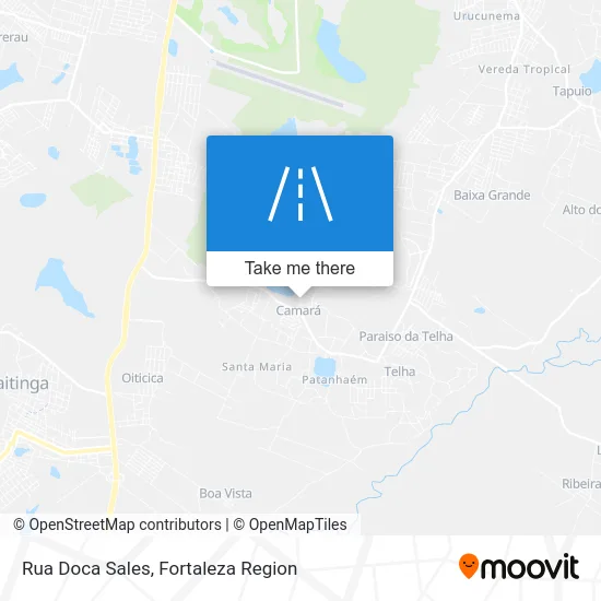 Rua Doca Sales map